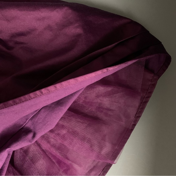 Gymboree Infant Rhinestone Eggplant Satin Bow Tulle Holiday Dress Set 18-24 Mos. - Picture 3 of 5